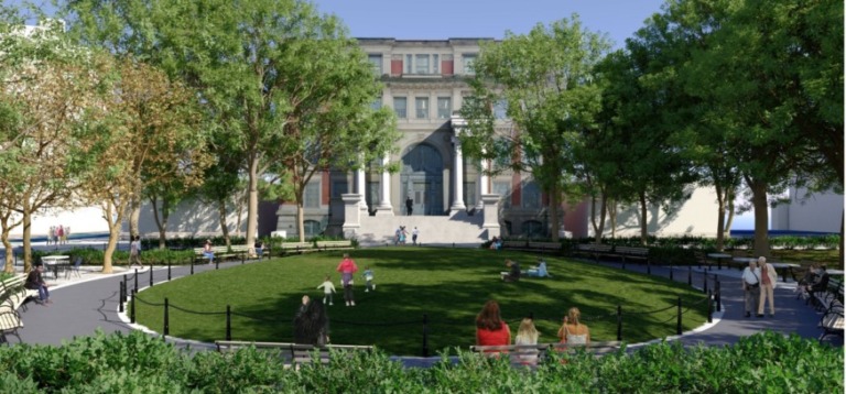 Parks Department Releases Preliminary Design Plans for Court Square