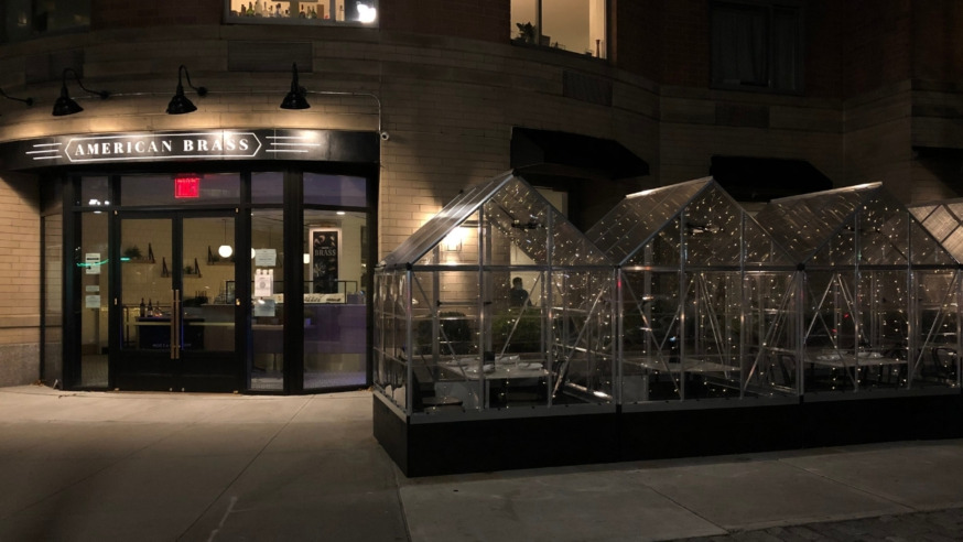 Long Island City Restaurant Adds Row of Greenhouses For Outdoor Dining - LIC  Post