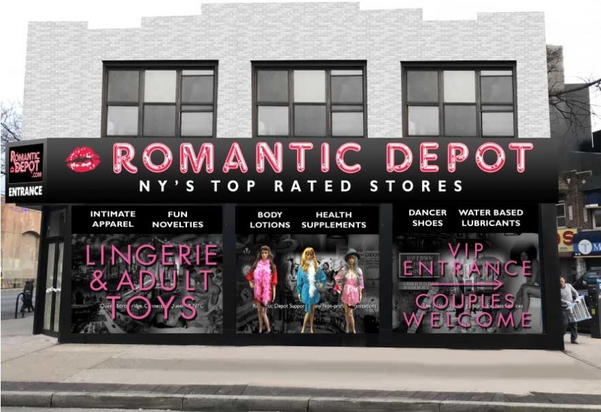 Rendering of Storefront (Romantic Depot Website) .