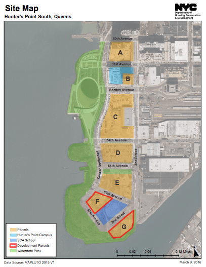 hunters point map