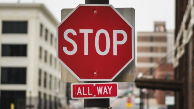 all way stop sign John Matychuk