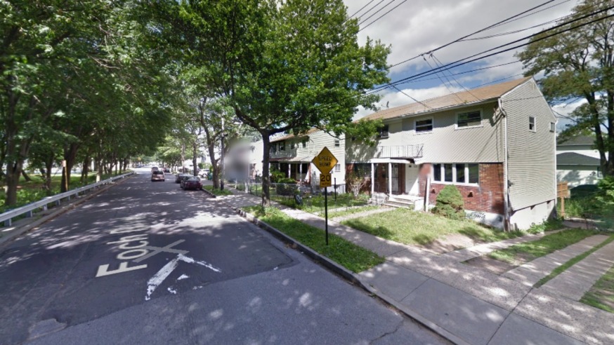 The woman was shot outside 155-37 Foch Blvd. (Google Maps)