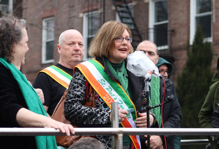 Consul General of Ireland in New York Helena Nolan.St. Pats For All (Photo by Michael Dorgan, Queens Post)