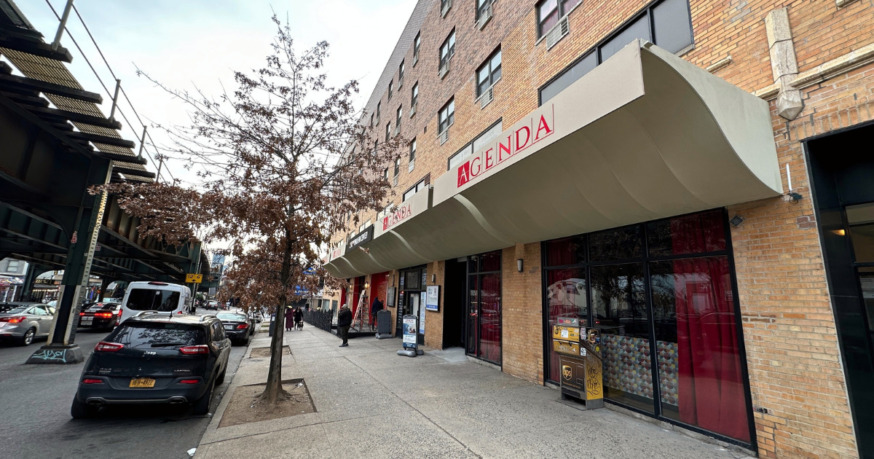 Agenda, Astoria, photo taken during construction on Jan. 11, 2023 (Photo by Michael Dorgan)