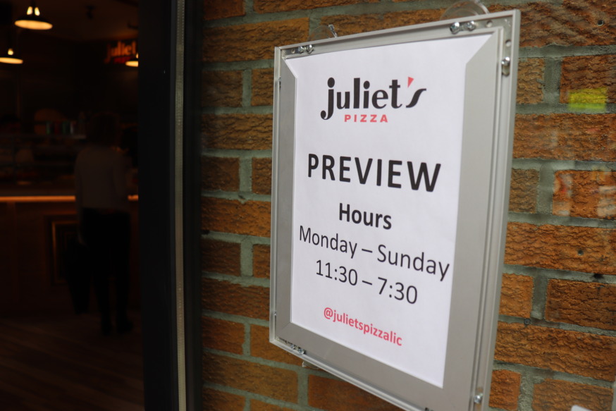 Juliet's pizzeria in Long Island City, Queens (Photo by Michael Dorgan)