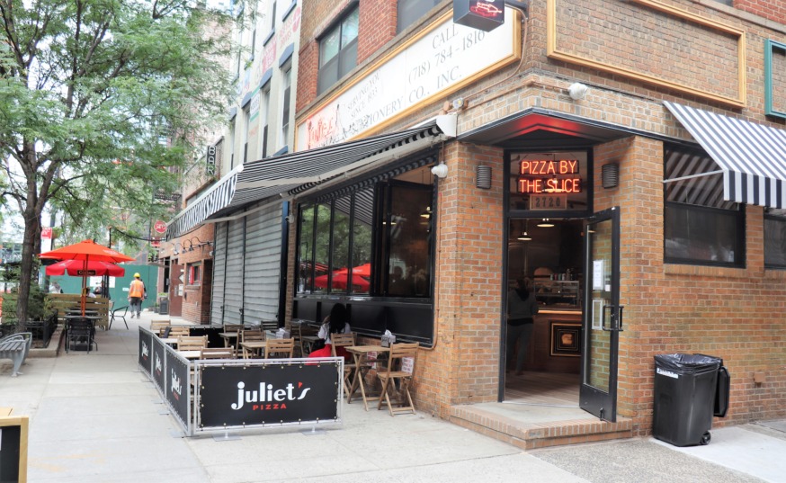 Juliet's pizzeria in Long Island City, Queens (Photo by Michael Dorgan)
