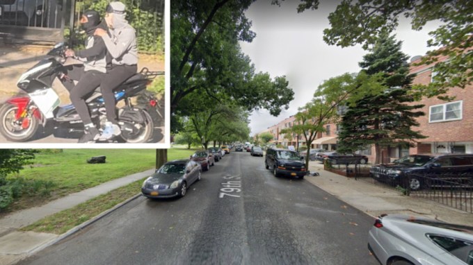 The suspects (L) and the scene of the alleged attack (R) (Photos: NYPD and Google Maps)