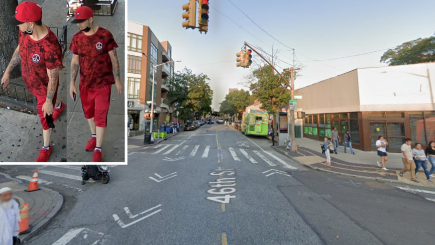 The suspect (Photos: NYPD and Google Maps)