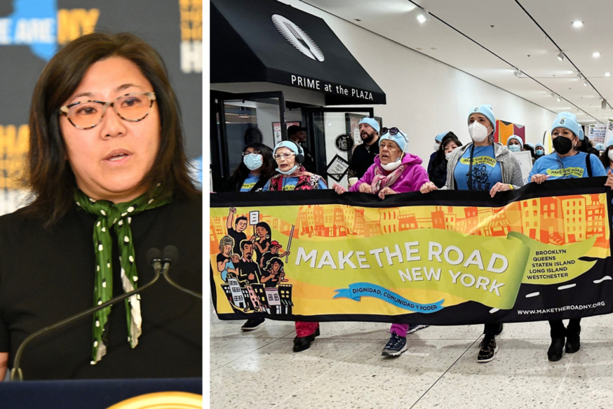Two non-profit groups in Queens have been awarded nearly $1.9 million in federal funds to help serve residents in the borough, Congresswoman Grace Meng, pictured, has announced (Photos via the governor's office (l.) and Facebook (r.))