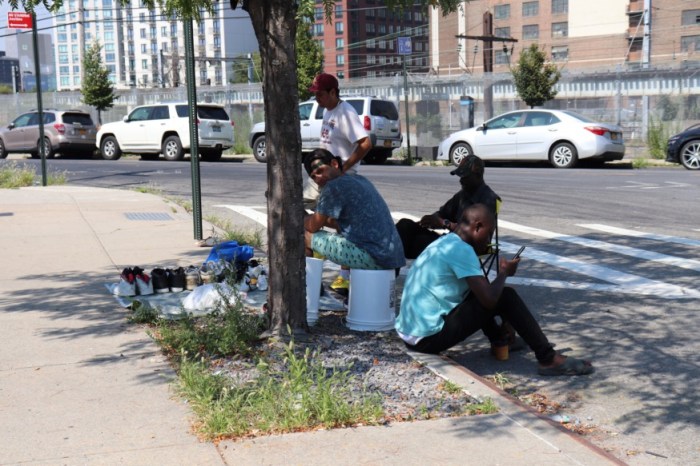 Economic Migrant shelter at 47-11 Austell Place in the Long Island City section of Queens (Photo by Michael Dorgan)