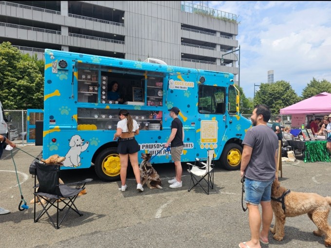 Dog vendors at a recent Pup-up event. 