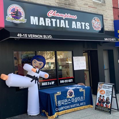 Exterior of Champions Martial Arts LIC.