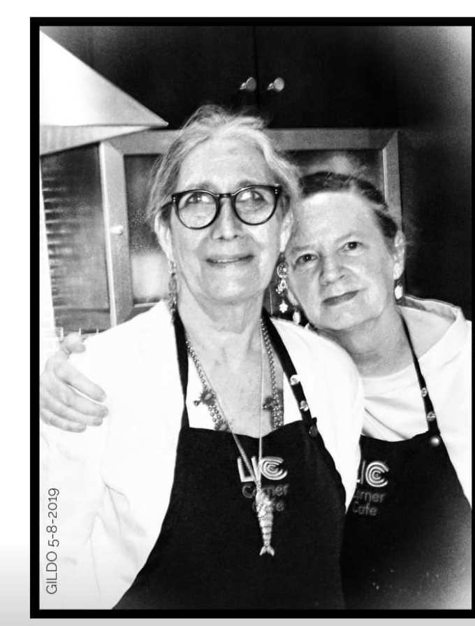 Annie Tsantes and Terri Gloyd. Photo: LIC Corner Café. 