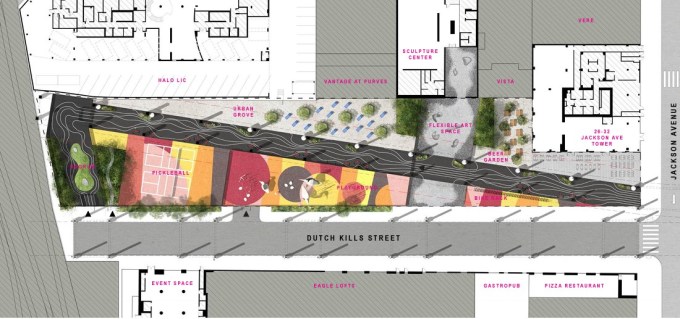 Proposed rendering for LIC Ramps. Photo: Community Board 2 Presentation