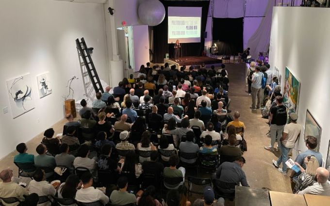 A previous Queens Tech Night event. Photo: Ben Guttman.