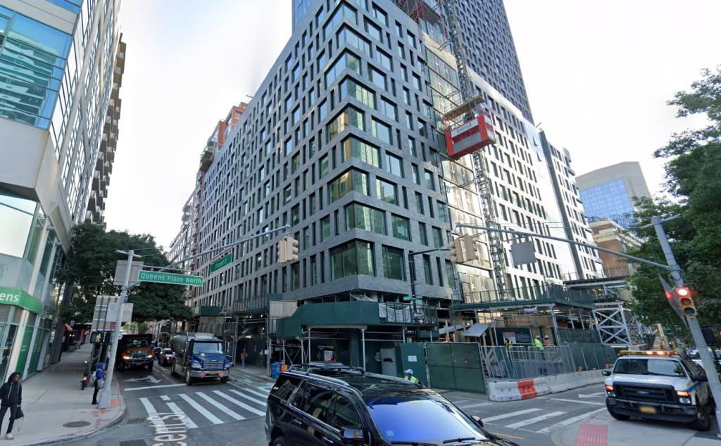 Queens Plaza North. Via Google Maps
