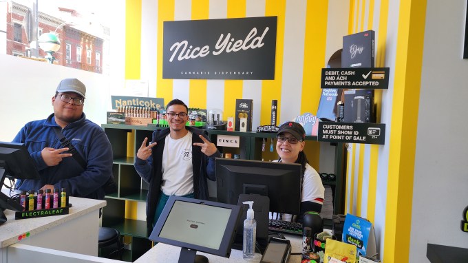 Staff at Nice Yield. Photo: Shane O'Brien