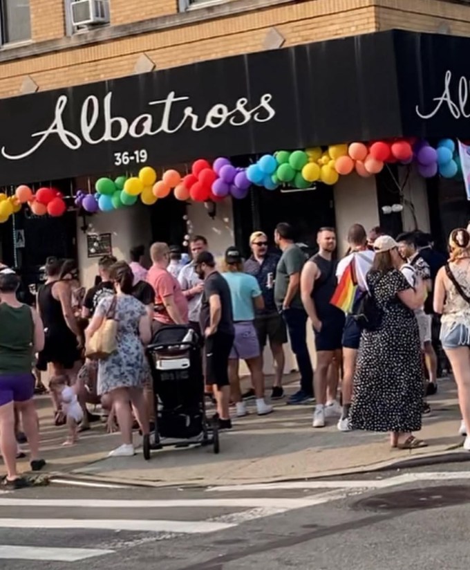 Previous Astoria Pride event at Albatross. Photo courtesy of Albatross Bar.