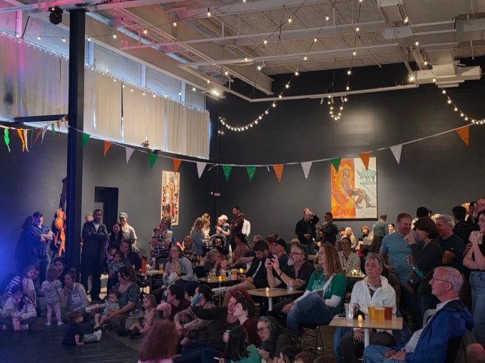Crowds packed into Culture Lab for the fourth annual Queens Irish Heritage Festival. Photo: Shane O'Brien.