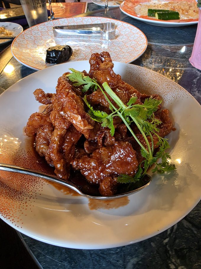 A Peking pork chop dish at Dim Sum Palace. Photo: Shane O'Brien.